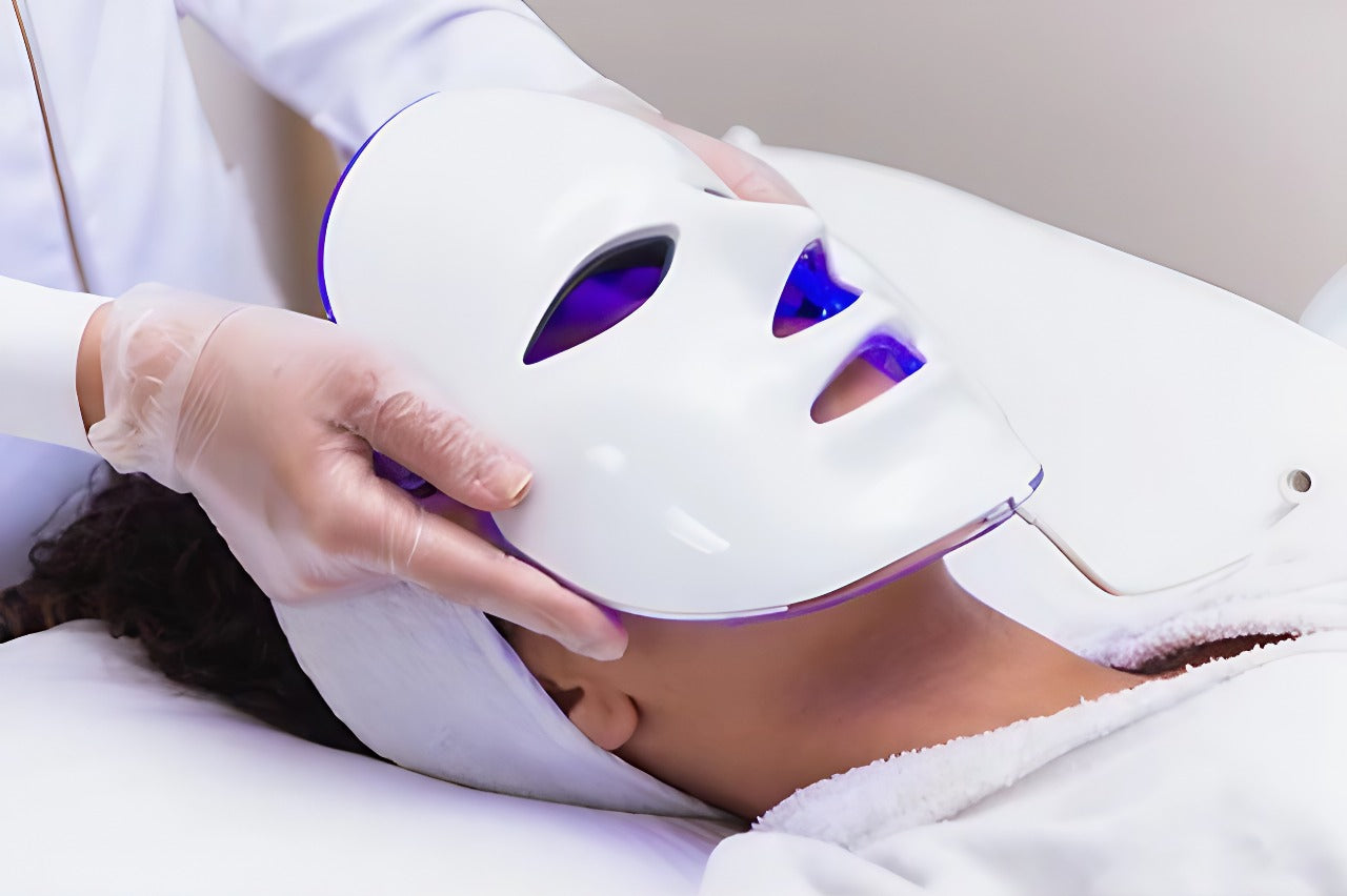 Anti-acne LED mask spectrometer